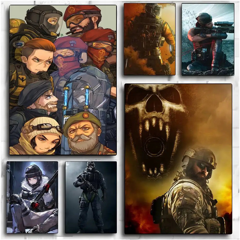 Rainbow Six Siege™ HD Gaming Poster(Non-Frame)
