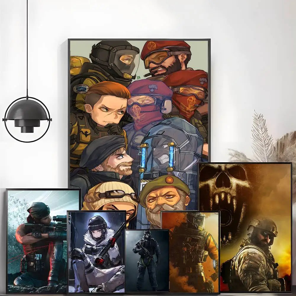 Rainbow Six Siege™ HD Gaming Poster(Non-Frame)