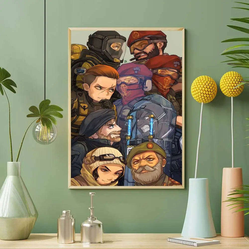 Rainbow Six Siege™ HD Gaming Poster(Non-Frame)